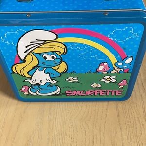 metal Smurfette  lunch box  for collection